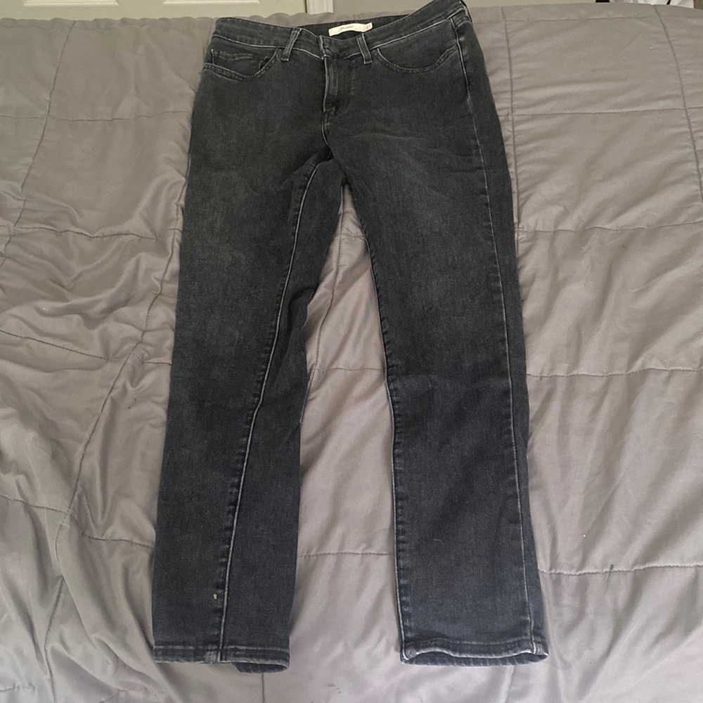 Black Levi skinny jeans